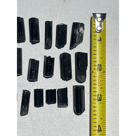 Black Tourmaline Parcel lot - 338 Carats - for jewelry making wire wrapping - Picture 4 of 10